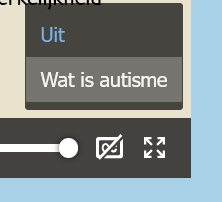 De keuze voor wel of geen ondertiteling in beeld gebracht